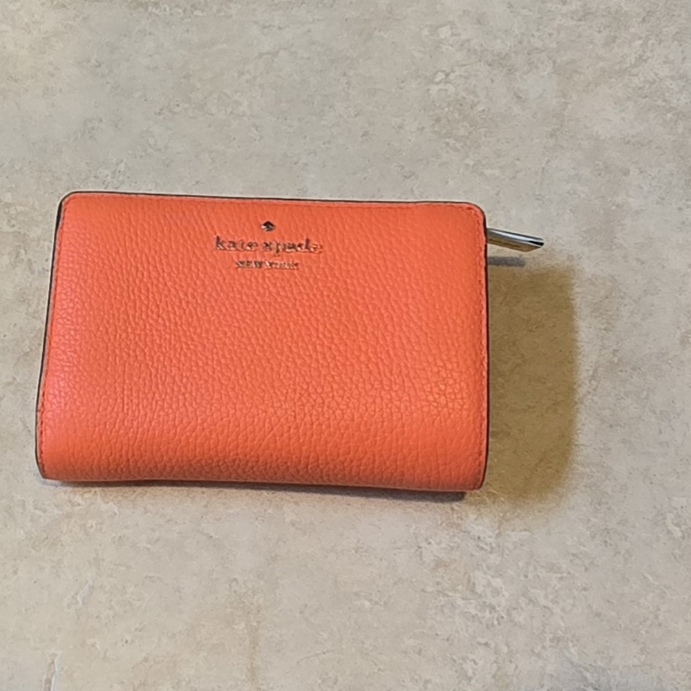 Kate Spade Orange Leather Wallet